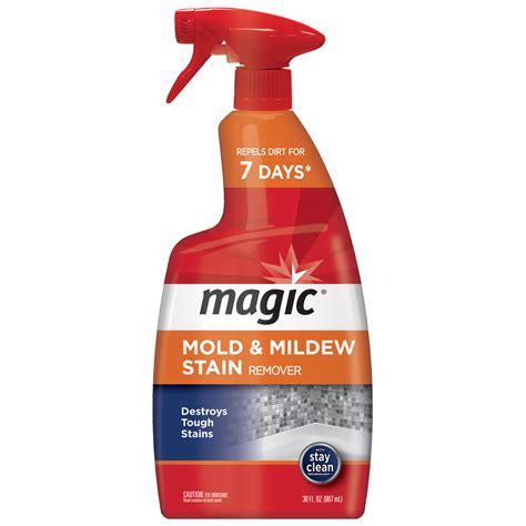 Witness the transformative power of magic mold remover in your home.